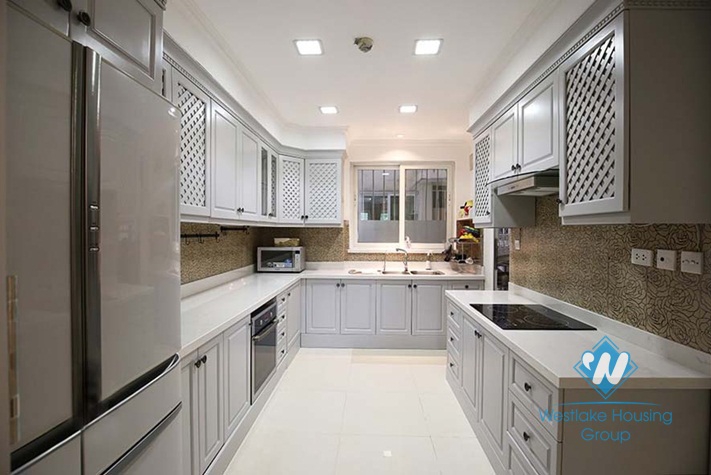 Spacious apartment with 03 bedrooms for rent in Ciputra Tay Ho, Hanoi.